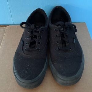Black vans size 8